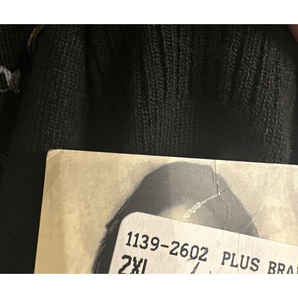 Baby Phat Women Size 2X Diva Spellout V-Neck Embellished Sweater Black Gold Y2K - Picture 5 of 10